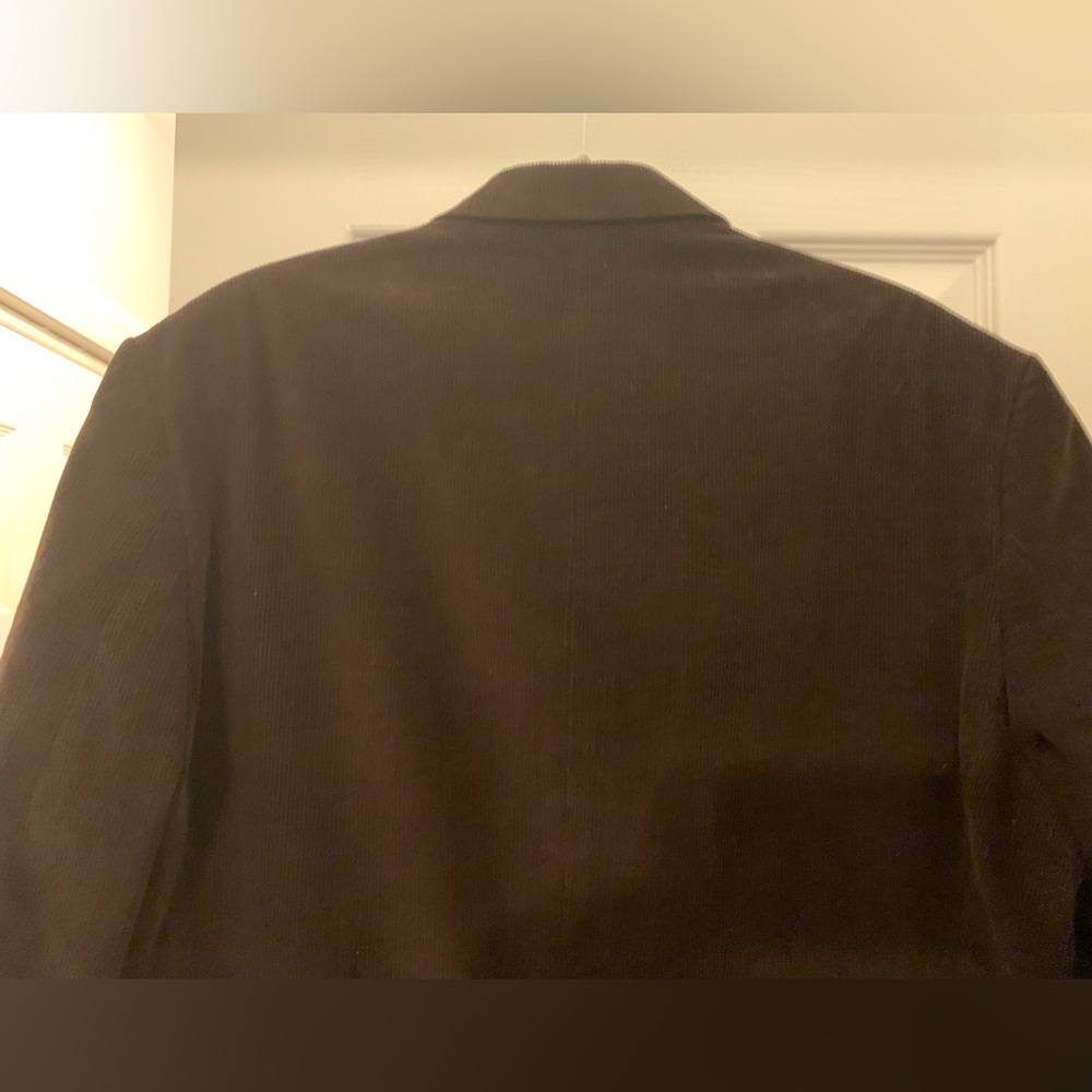 Chaps Classic Corduroy Brown Blazer 44L Minimalist Academia Office Sport Coat - Picture 12 of 14